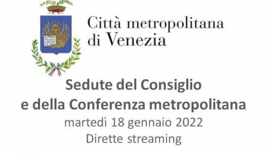 Consiglio e Conferenza metropolitani dirette streaming