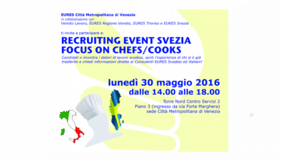 Recruiting event Svezia Focus on Chefs/Cooks